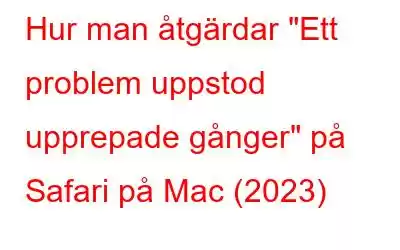 Hur man åtgärdar 