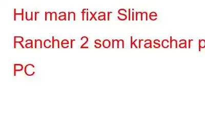 Hur man fixar Slime Rancher 2 som kraschar på PC