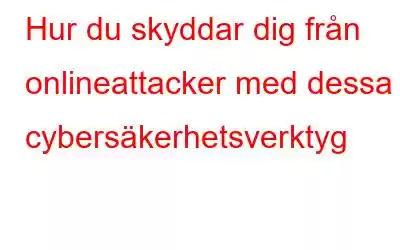 Hur du skyddar dig från onlineattacker med dessa cybersäkerhetsverktyg