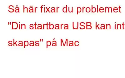 Så här fixar du problemet 