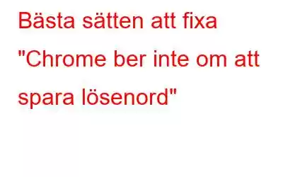 Bästa sätten att fixa 