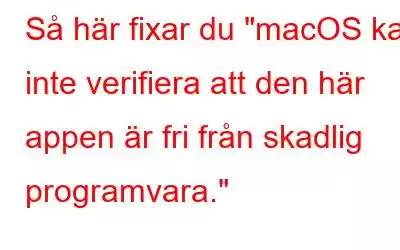 Så här fixar du 