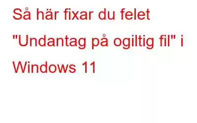 Så här fixar du felet 