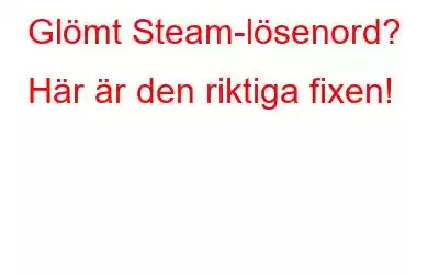 Glömt Steam-lösenord? Här är den riktiga fixen!