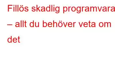 Fillös skadlig programvara – allt du behöver veta om det