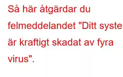 Så här åtgärdar du felmeddelandet 