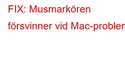 FIX: Musmarkören försvinner vid Mac-problem