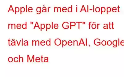 Apple går med i AI-loppet med 