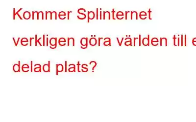 Kommer Splinternet verkligen göra världen till en delad plats?