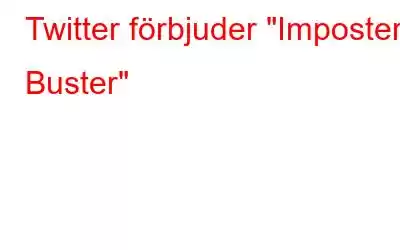 Twitter förbjuder 