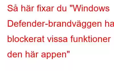 Så här fixar du 