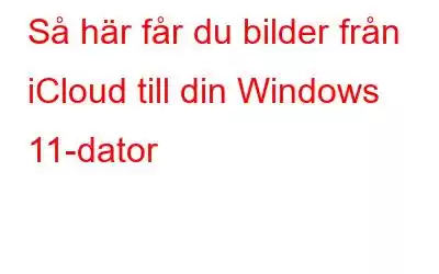 Så här får du bilder från iCloud till din Windows 11-dator