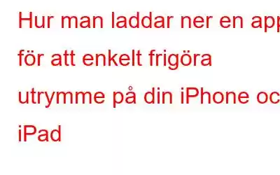 Hur man laddar ner en app för att enkelt frigöra utrymme på din iPhone och iPad